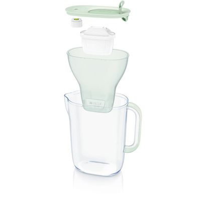 Wasserfilterkaraffe Brita Style Eco, 2,4 Liter, grén transparent
