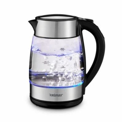 Wasserkocher Zelmer 1,7 L, 2200 W, schwarz transparent