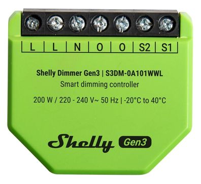 Intelligenter Dimmer Shelly Dimmer Gen3