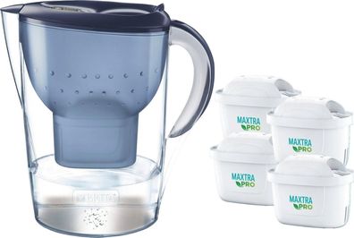 Wasserfilterkaraffe Brita Marella XL, 3,5 Liter, Weiß/Transparent