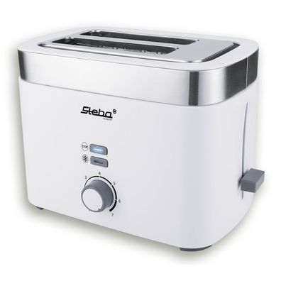 Toaster Steba TO 10 Bianco mit 7 Bräunungsstufen, weiß