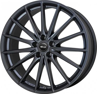 4x Brock B43 cosmic grey matt 10x21 ET33 - LK5/130 ML84.1 Felge Alu