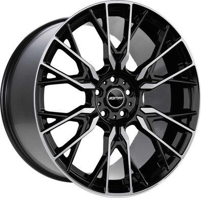 4x GMP Fender black diamond 10.5x21 ET43 - LK5/112 ML66.6 Felge Alu