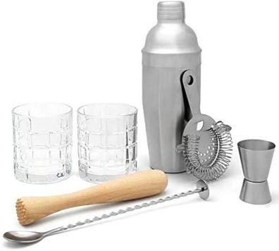Barzubehör Leopold Vienna 7-teiliges Edelstahl-Set