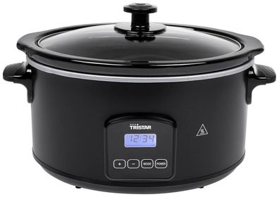 Elektrischer Slow Cooker Tristar mit 4,5 Liter Keramiktopf
