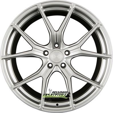 4x Barracuda Inferno silver 8.5x20 ET37 - LK5/120 ML72.6 Felge Alu