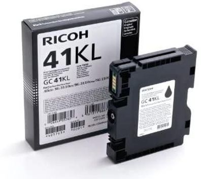 Original Ricoh Tintenpatrone GC41KL Schwarz