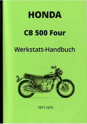 Wekkstatt Handbuch Honda CB 500 Four Modelle 1971 - 1975