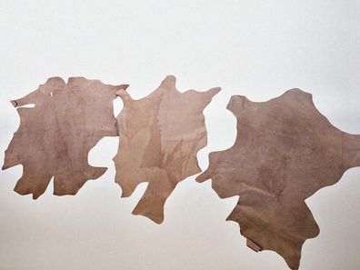 ECHTES Schafs Nappaleder 1,2 mm - ca. 0,5 m² - Erdfarben Braun