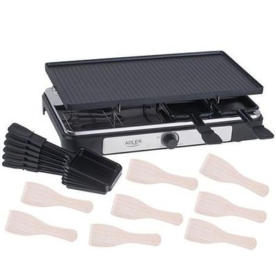 Elektrischer Raclette-Grill Triton AD 6616, 1400 W, Schwarz