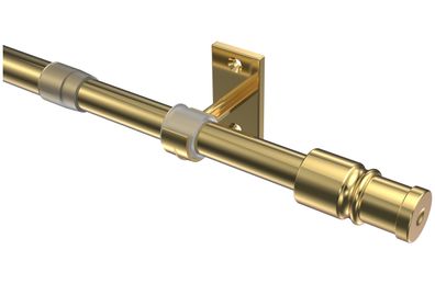 Interdeco Caféhausstangen Messing 12 mm Ø ausziehbar Sora