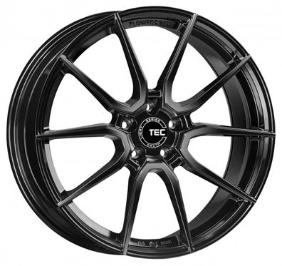4x TEC Speedwheels GT Race-I schwarz-glanz 10.5x21 ET46 - LK5/114.3 ML64.1 Felge Alu