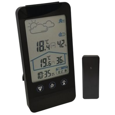 Wetterstation Mebus mit Funksteuerung und Temperaturanzeige