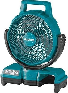 Tragbarer Ventilator Makita Akku- und Netzbetrieb, Blau-Schwarz