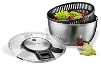 Salatschleuder GEFU Speedwing Edelstahl 5 Liter