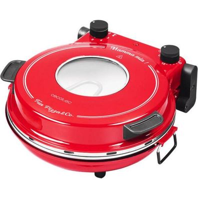 Pizzaofen Cecotec Fun Pizza&Co Mamma Mia Vista, 1200 W, Rot