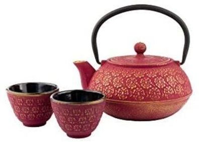 Teekanne Bredemeijer Shanghai Gusseisen 0,6 L Rosa