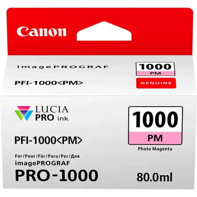 Original Canon Foto Magenta Tintenbehälter PFI-1000 PM