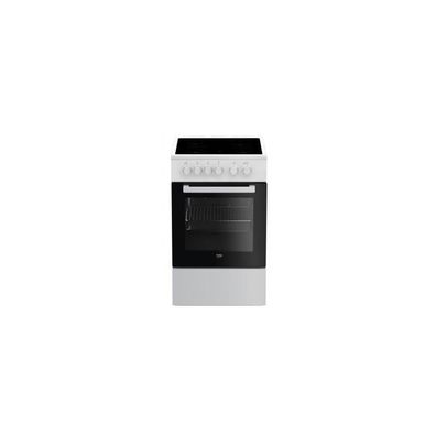 Elektrischer Herd Beko FSS57000GW mit 4 Cerankochfeldern