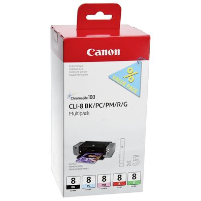 Original Canon CLI-8 Multipack Tintenbehälter fér PIXMA Pro9000