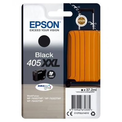 Original Epson Tintenpatrone Schwarz XXL 37,2 ml