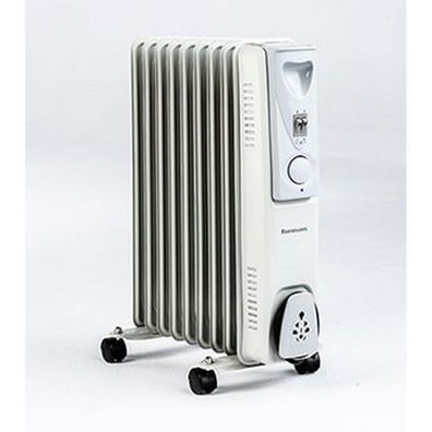 ßlradiator Vans 2000 W, 9 Rippen, Grau