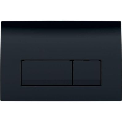 Bedienplatte Geberit Delta 50 schwarz glänzend