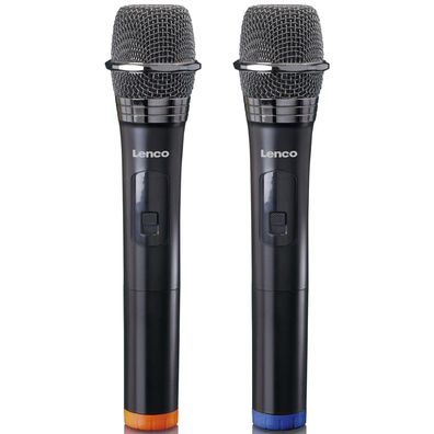 Kabelloses Mikrofon Set Lenco MCW-020BK mit 2 Mikrofonen