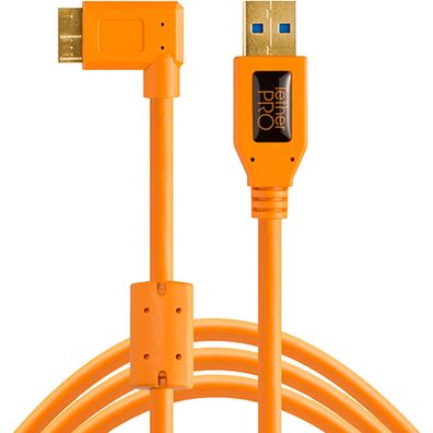 Kabel Tether Tools USB 3.0 Micro-B, 4,6 m, orange