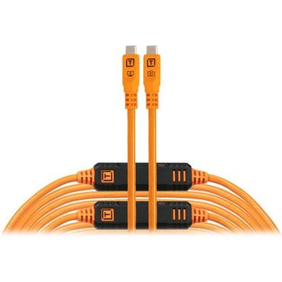 USB-C Kabel TetherTools TetherPro Optima 10G 9,4 m Orange