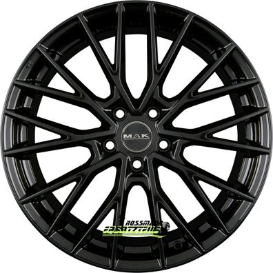 4x Mak Speciale gloss black 10x22 ET56 - LK5/112 ML66.6 F1022ECGB56WS5X Felgen