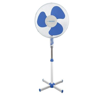 Standventilator Esperanza mit 3 Geschwindigkeiten, blau-weiß
