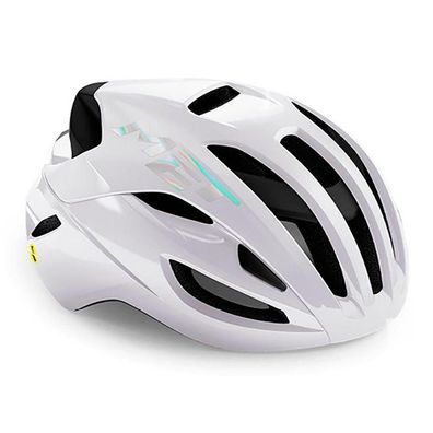 Fahrradhelm Met Rivale Mips Weiß Holographisch