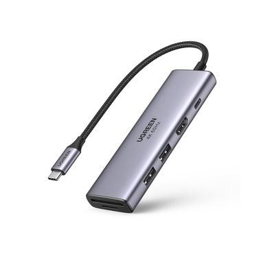 USB-C Hub Ugreen 6-in-1 mit HDMI, USB 3.2 Gen 1, SD-Kartenleser