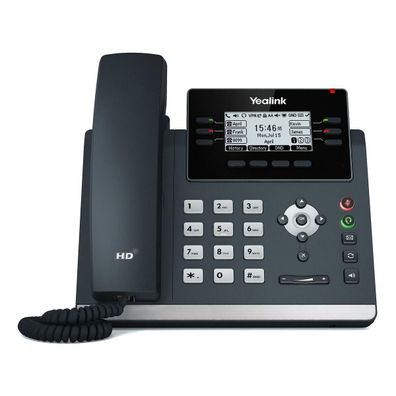 IP-Telefon Yealink SIP-T42U mit Rufnummernanzeige