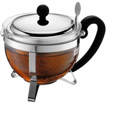 Teekanne Bodum Transparent mit Edelstahlfilter