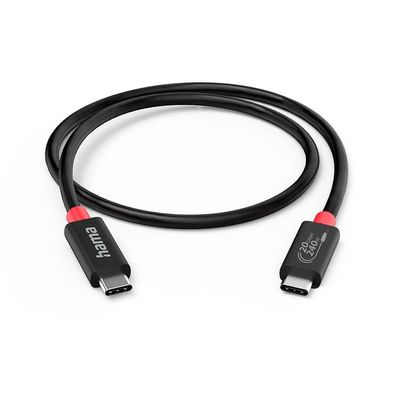USB-C-Kabel Hama USB4 Gen2 20 Gbit/s 2,00 m