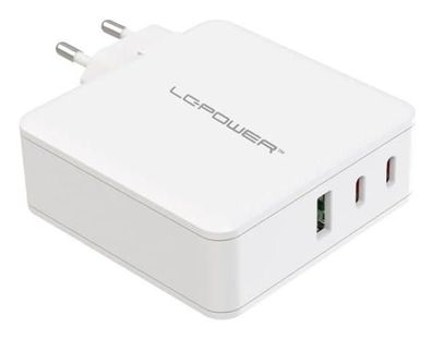 Ladegerät lc-power USB 100W Weiß