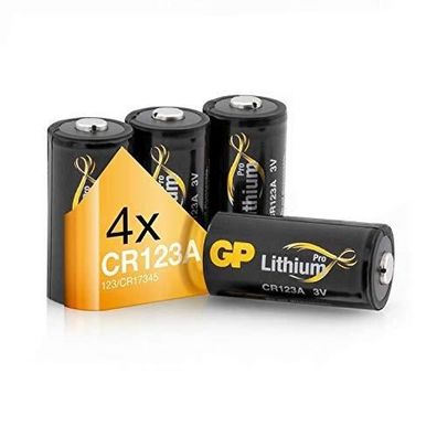 Batterie GP Lithium CR123A 3 V Einwegbatterie