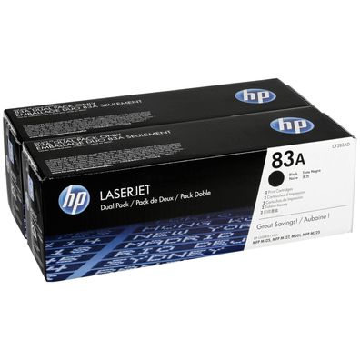 Toner HP CF283AD Schwarz 2 Stéck