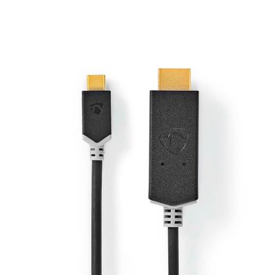 Adapter Nedis USB-Câ?¢ 2m USB 3.2 Gen 1 4K@60Hz