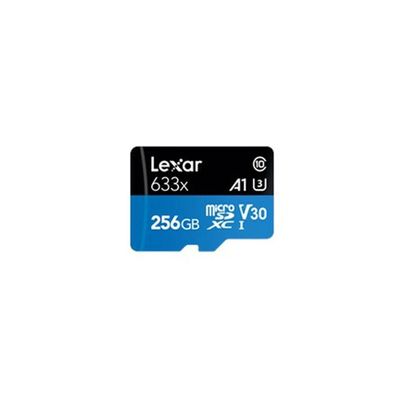 MicroSDXC Karte Lexar 256GB High-Performance 633x UHS-I U3