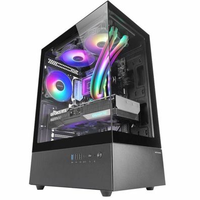 PC-Gehäuse Mars Gaming MC-XO Midi Tower, Schwarz