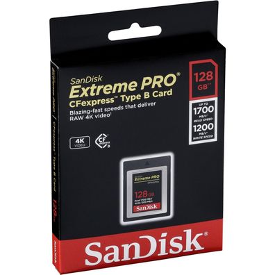 CFexpress Speicherkarte Sandisk Extreme Pro 128 GB