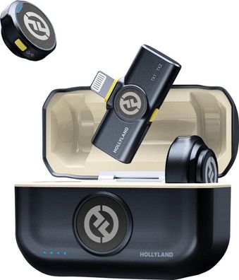 Mikrofon Hollyland Lark M2 Duo kabellos, kompakt, schwarz