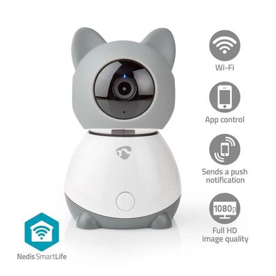 IP-Kamera Nedis WIFICI30CGY mit Full HD 1080p