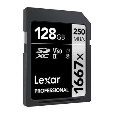 Speicherkarte Lexar Professional 128GB SDXC V60 UHS-II