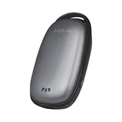 Powerbank LogiLink 4000 mAh mit Handwärmer, grau