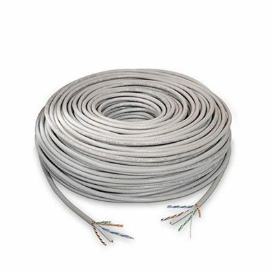 Netzwerkkabel Nanocable RJ45 Cat6 UTP 305m Grau