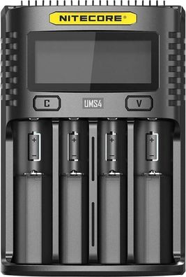 Ladegerät Nitecore UMS4 Schnellladegerät fér Batterien